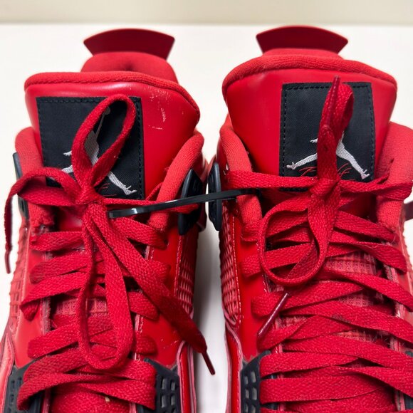 Air Jordan 4 Retro NRG Singles Day Size 14.5 Fire Red AV3914-600 - Picture 6 of 9